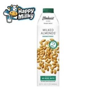 Elmhurst Almond Milk, Unsweetened, 32 oz – Case of 6